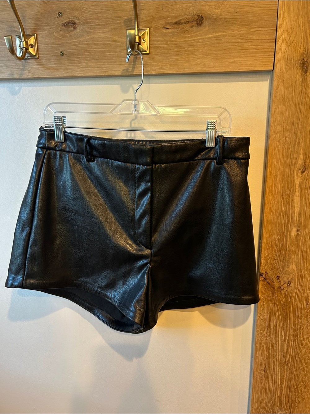 H&M Faux Leather Shorts Women’s Size 12